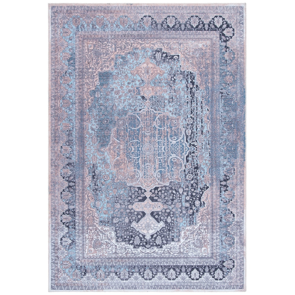 Serapi Xhoana Shabby Chic Distressed Machine Washable Soft Rug