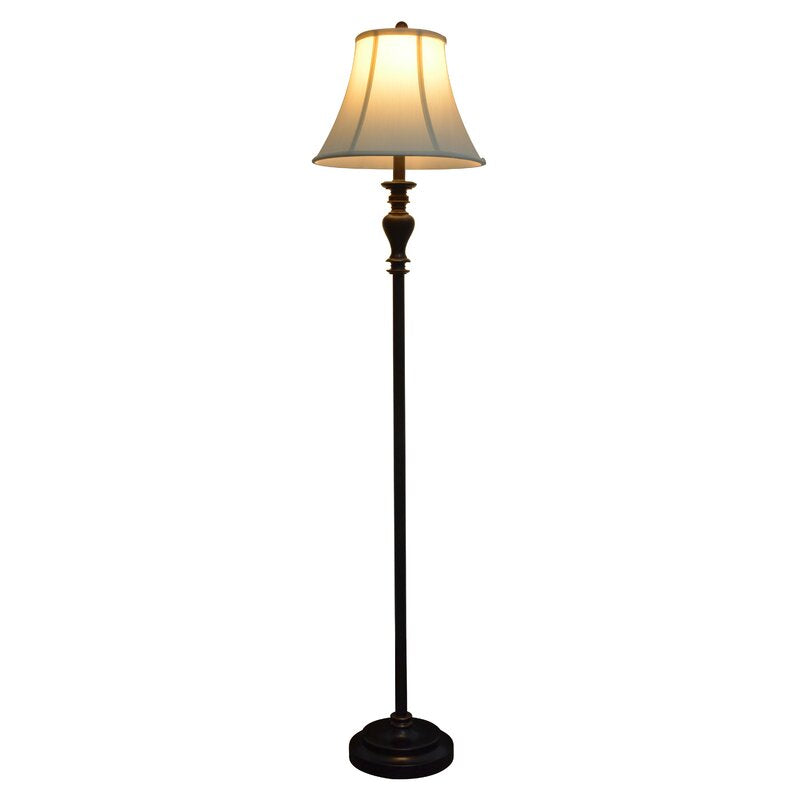 Traditional Resin Base 62 inch Floor Lamp