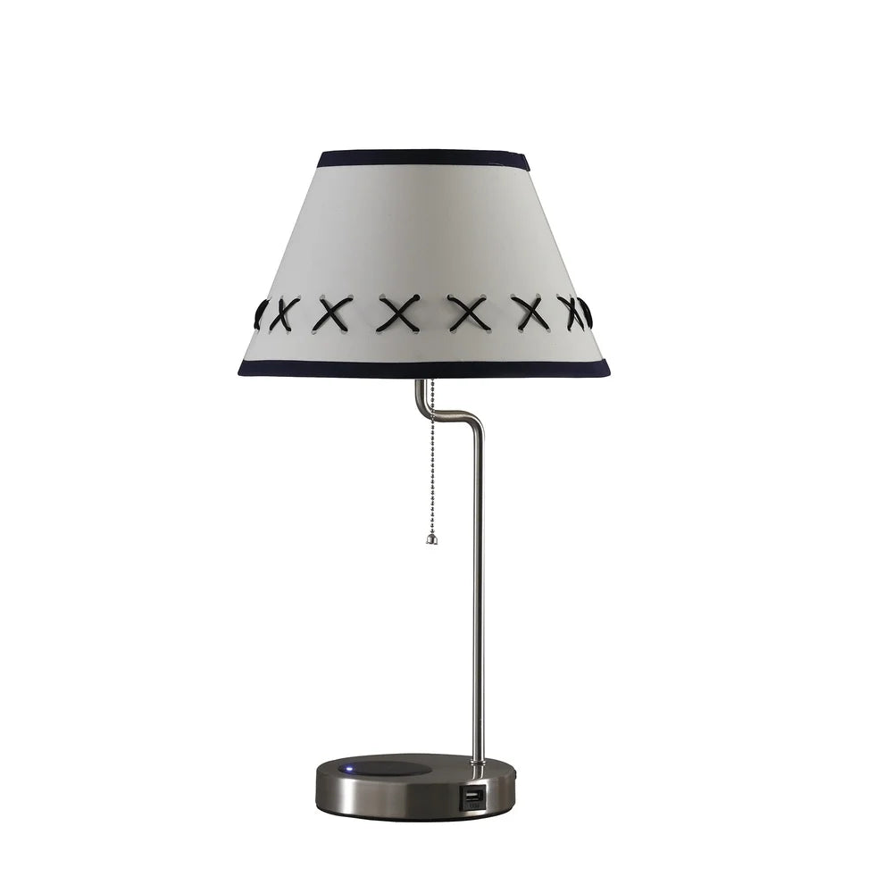 Shelby Modern Craft Table Lamp W/ USB Charging Station