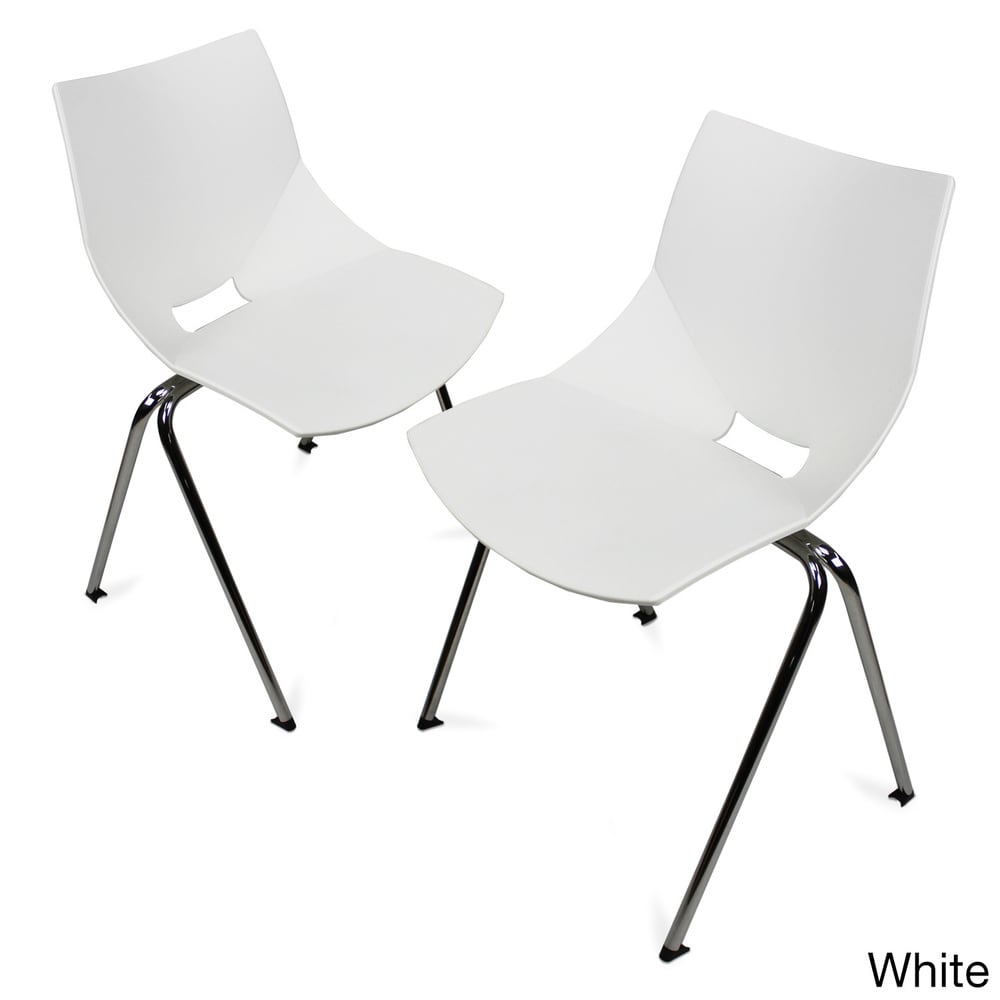 Shell Plastic Designer Chair with Chrome legs