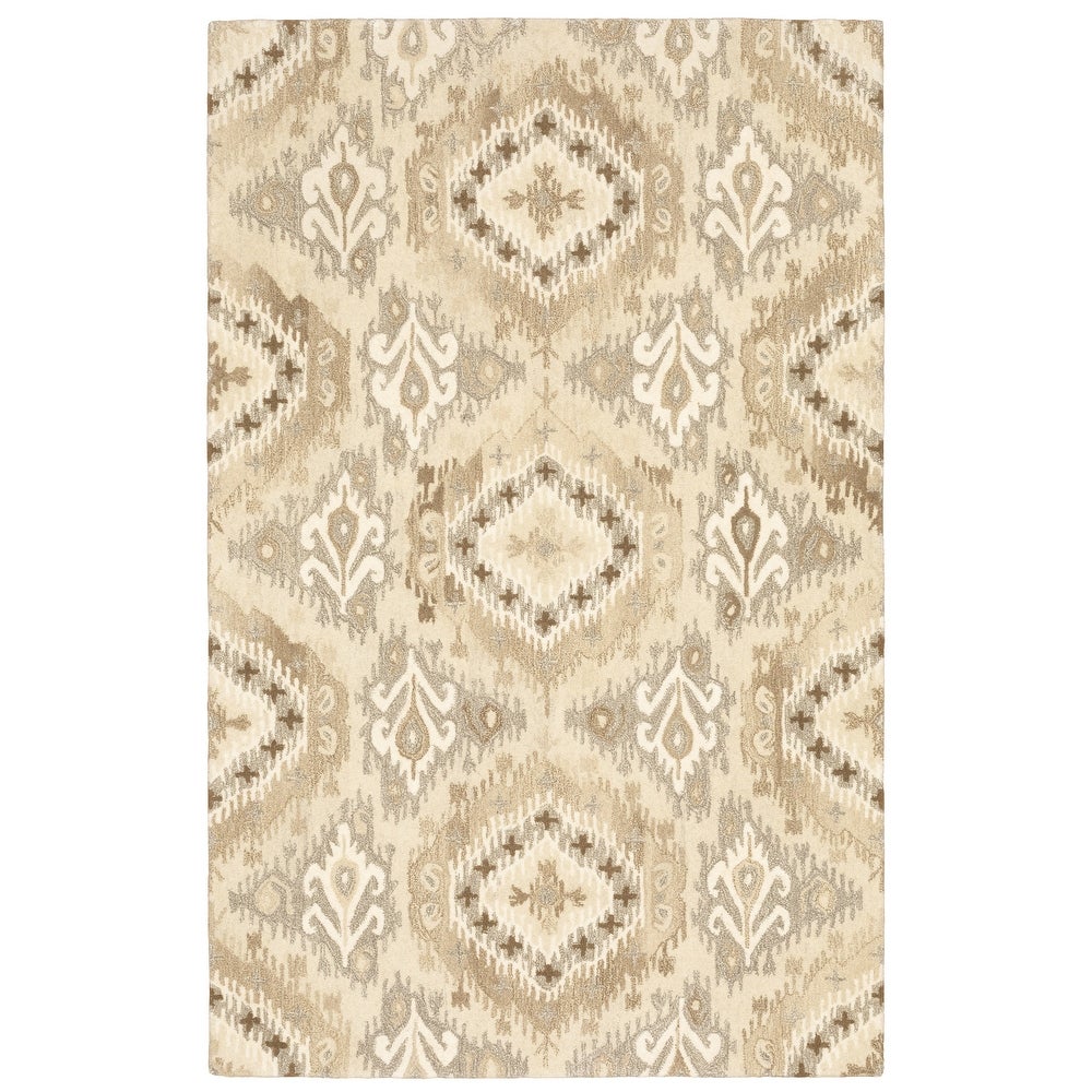 Almirante Abstract Hand-made Soft Area Rug