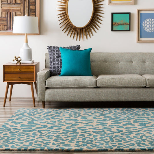 Michel Hand-tufted Jungle Animal Print Wool Soft Area Rug