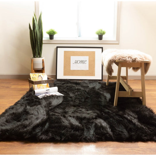 Parrott Faux Fur Sheepskin Soft Area Rug