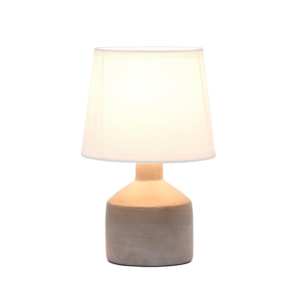 Simple Designs Mini Bocksbeutal Ceramic Table Lamp