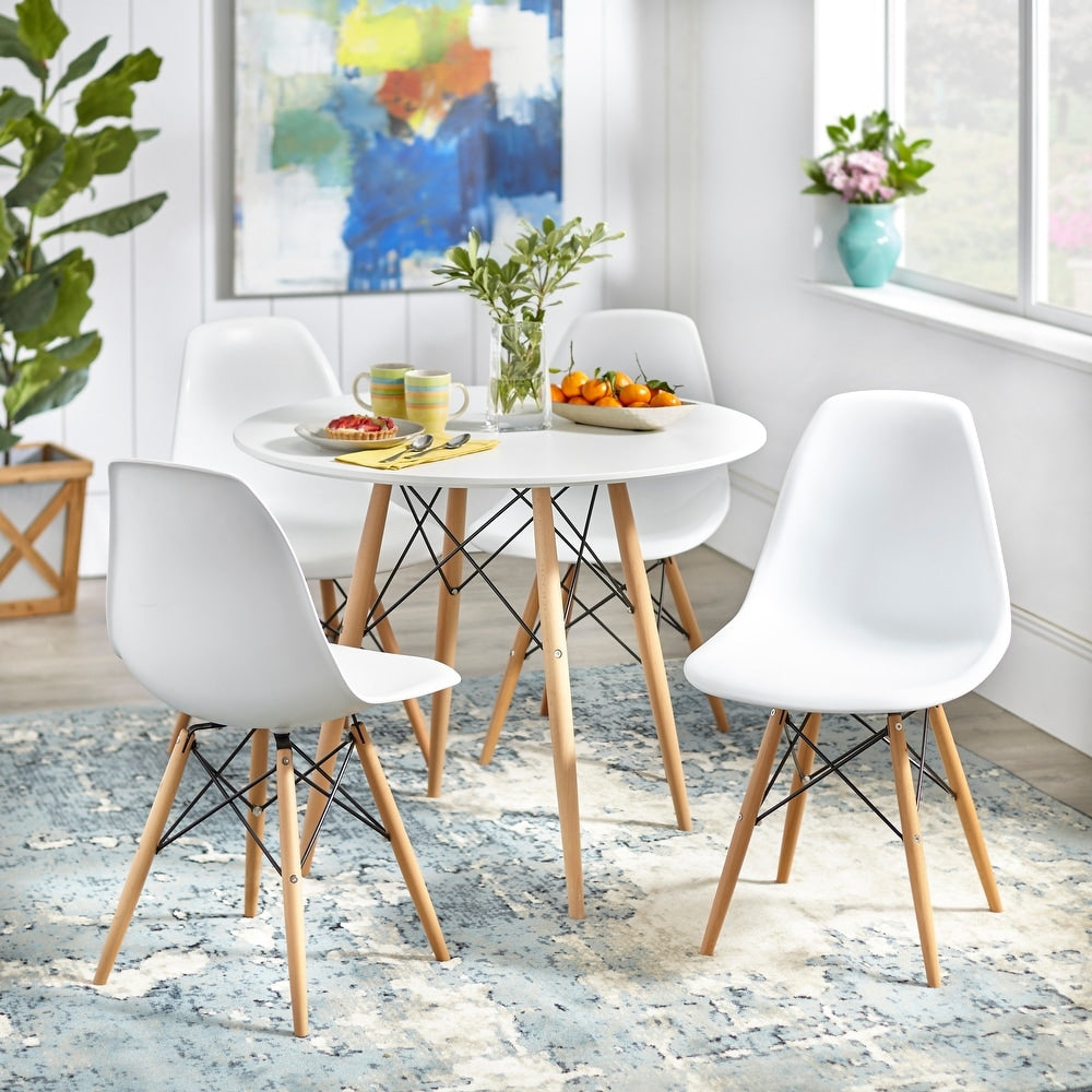 Simply Living Jorie Retro Plastic Shell Chair (Set of 2)