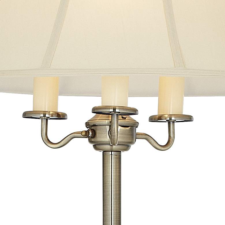 Montebello 4-Light Antique Brass Traditional Floor Lamp by Regency Hill
