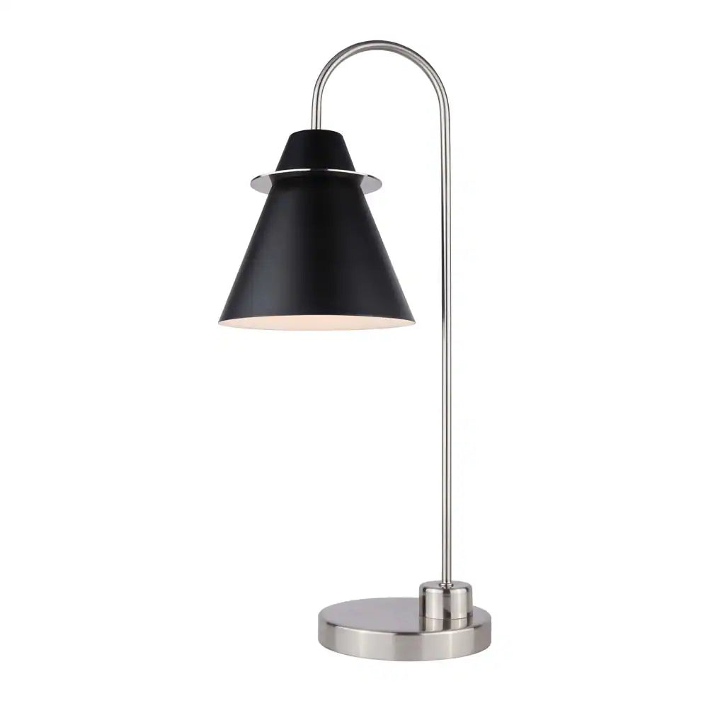 Talia Metal Shade 1 Light Table Lamp - 22" Tall