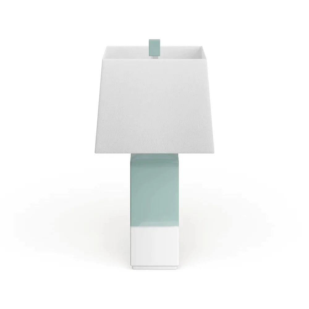 The Curated Nomad Paso Rustic Table Lamp with Glazed Ceramic Base