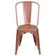 Industrial Copper Side Chair