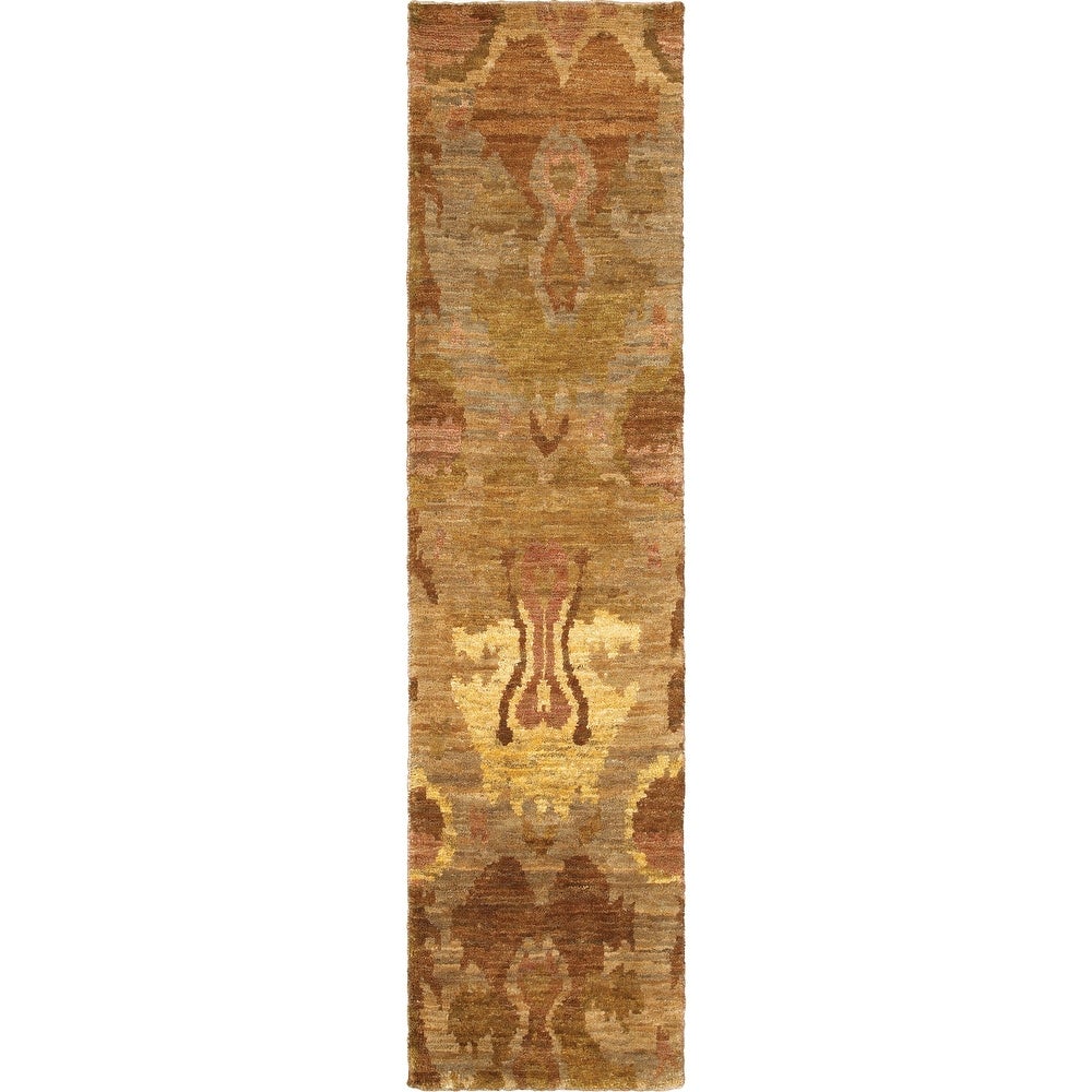 Ansley Faded Abstract Handmade Jute Soft Area Rug