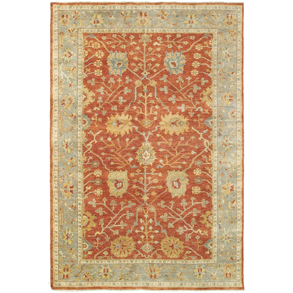 Palace Vintage Inspired Wool Hand Knotted Soft Area Rug