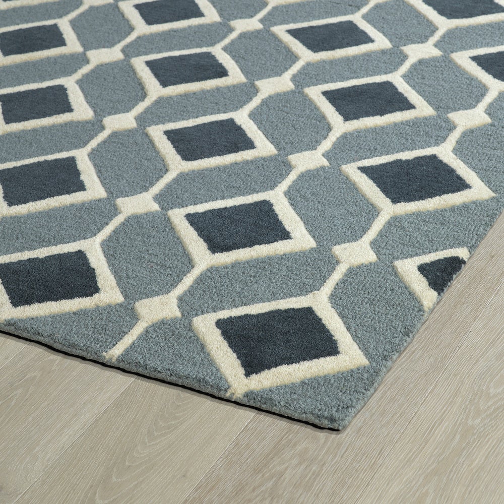 SPACES COLLECTION Black Soft Area Rug