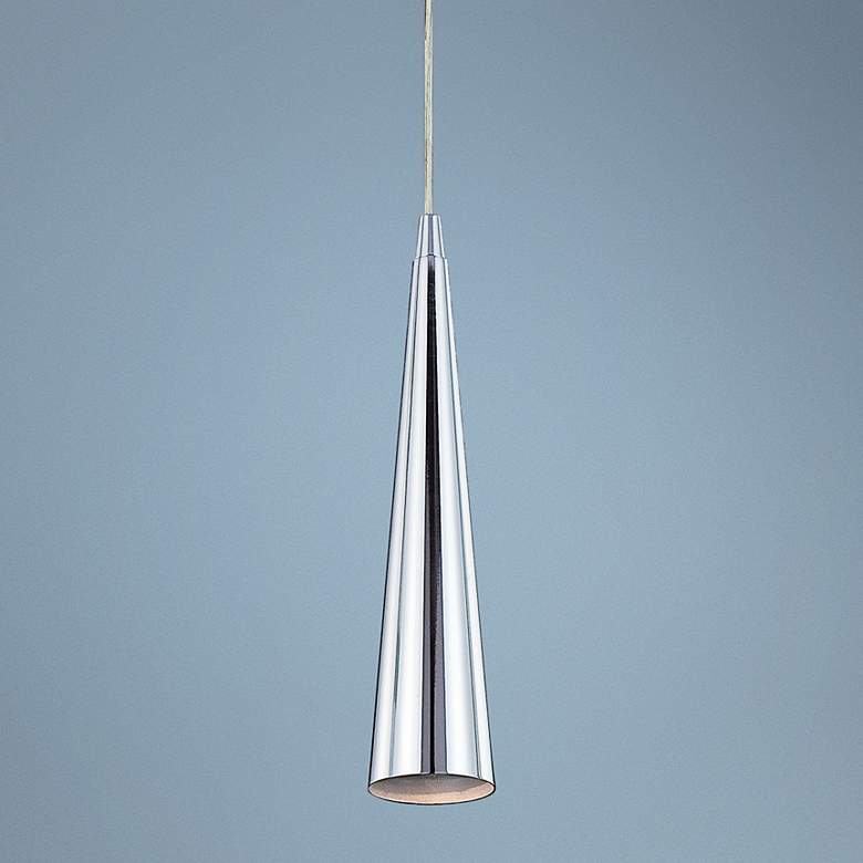 Sliver 12" High Satin Mini Pendant Light