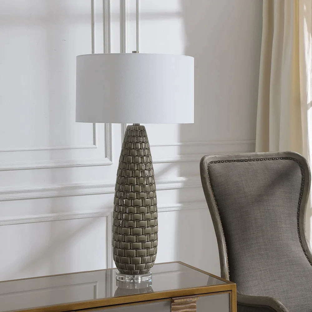 Uttermost Belregard Grey Table Lamp