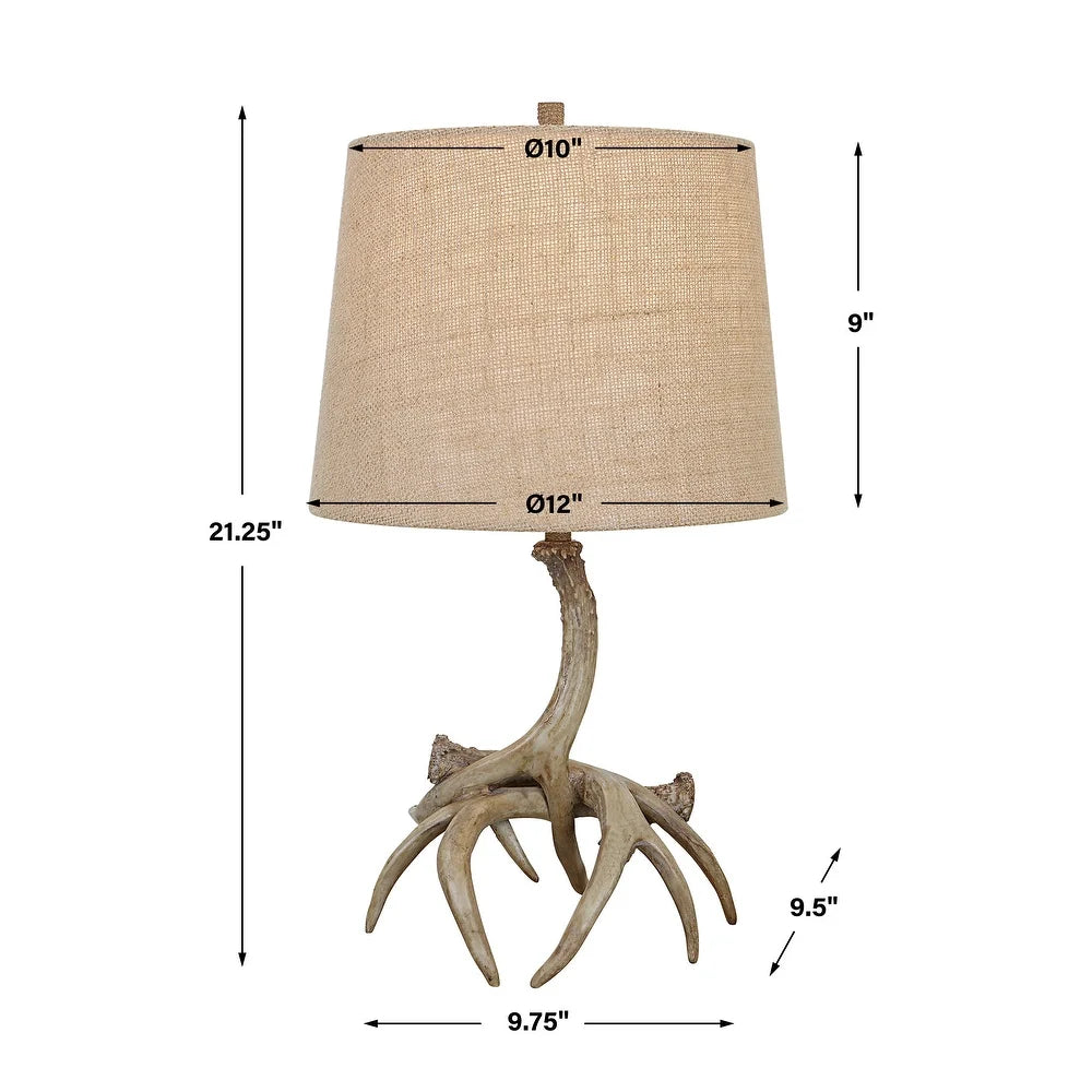 Uttermost Rustic Table Lamp - 12"D x 12"W x 21.25"H