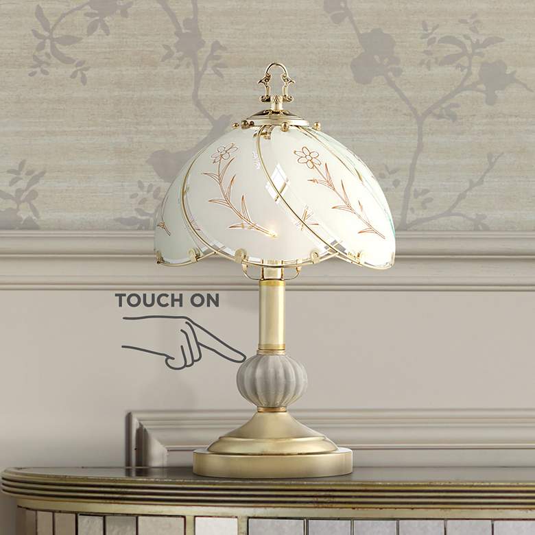 Polished Brass  High Touch On-Off Accent Table Lamp
