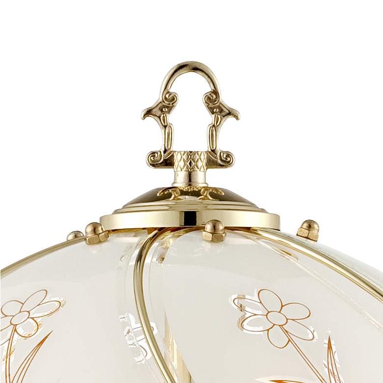 Flower Petal High 3-Light Touch On-Off Table Lamp