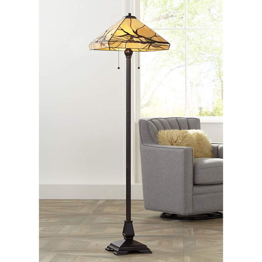 Robert Louis Tiffany Budding Branch Floor Lamp