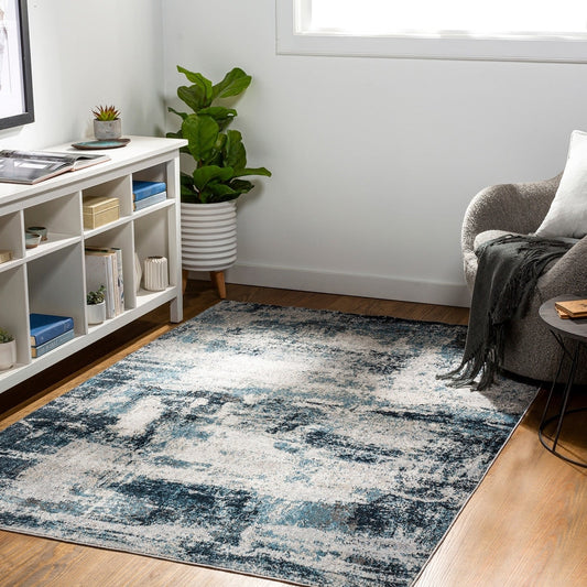 Machine Washable Rustic Abstract Area Soft Rug
