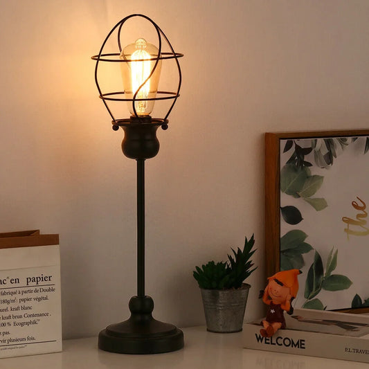 Vintage Table Lamp, Modern Nightstand Lamp, Simple Bedside Desk Lamp