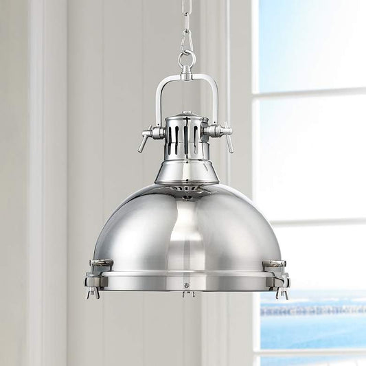 Possini Euro Arlo 15 3/4" Wide Chrome Pendant Light