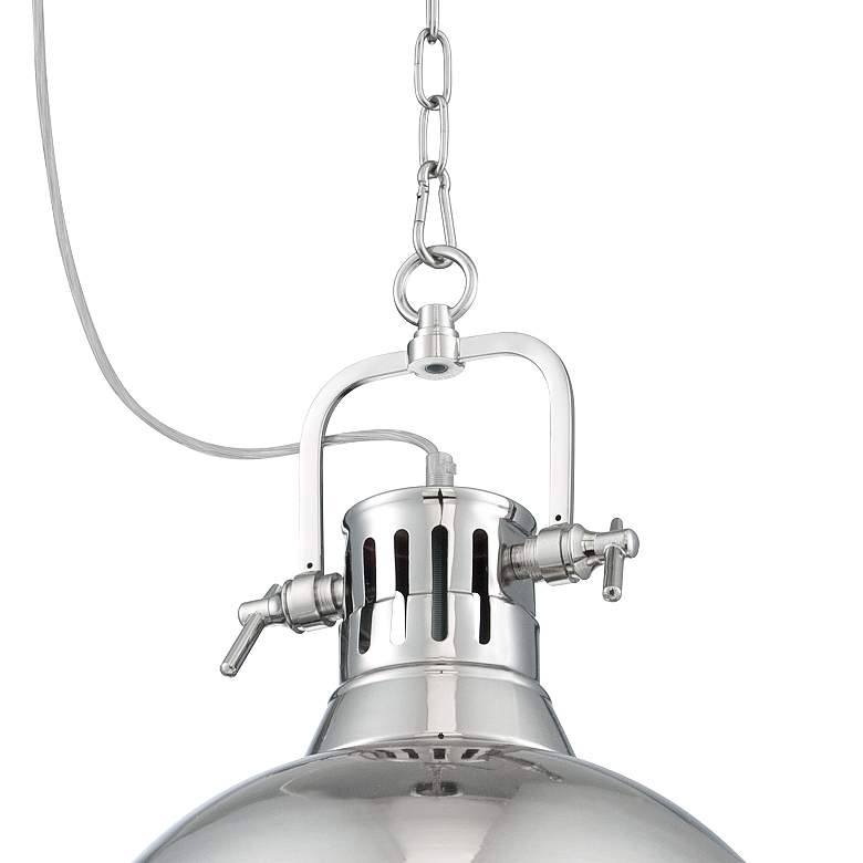 Possini Euro Arlo 15 3/4" Wide Chrome Pendant Light