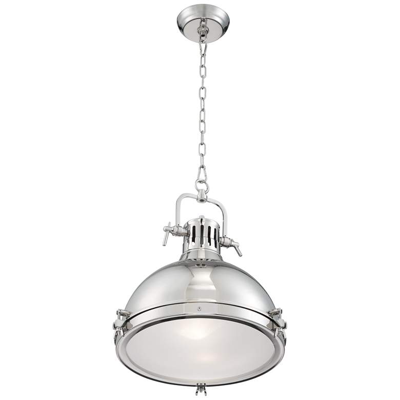 Possini Euro Arlo 15 3/4" Wide Chrome Pendant Light