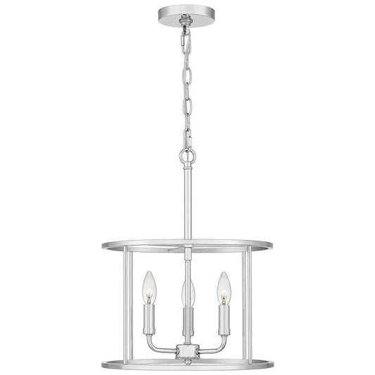 Abner 3-Light Polished Chrome Pendant