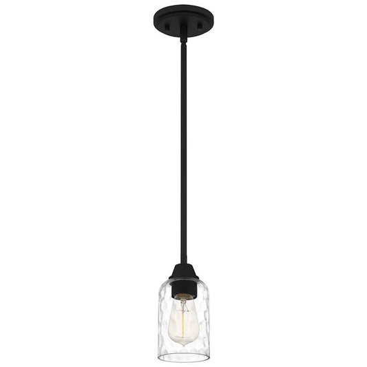 Acacia 1-Lt Matte Black Mini Pendant