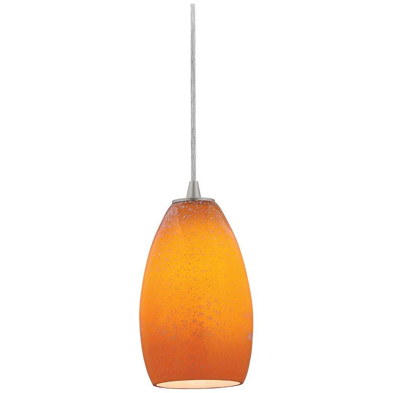 Sydney Collection Brushed Steel - Stone Mini Pendant