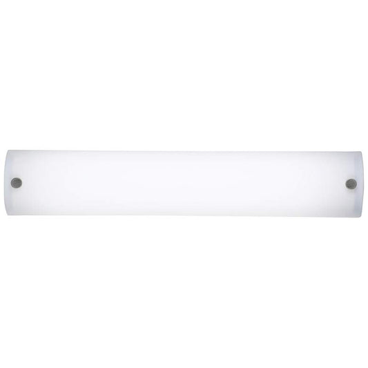 Adena 24 1/2" Wide Frosted White Bath Bar