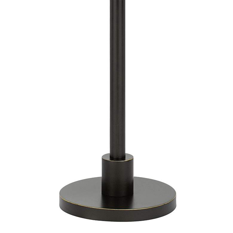 Alma Dark Bronze Down Bridge Style Lantern Floor Lamp