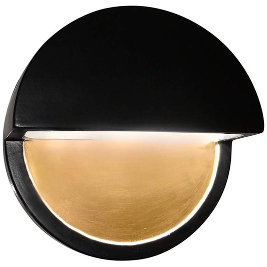 Ambiance Collection™ 8"H Black Dome LED Outdoor Wall Light