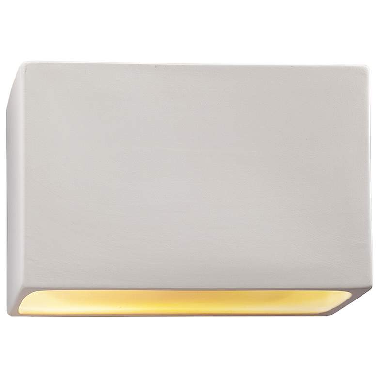 Ambiance Rectangle Wall Sconce - Closed Top - 12" - LED - Bisque