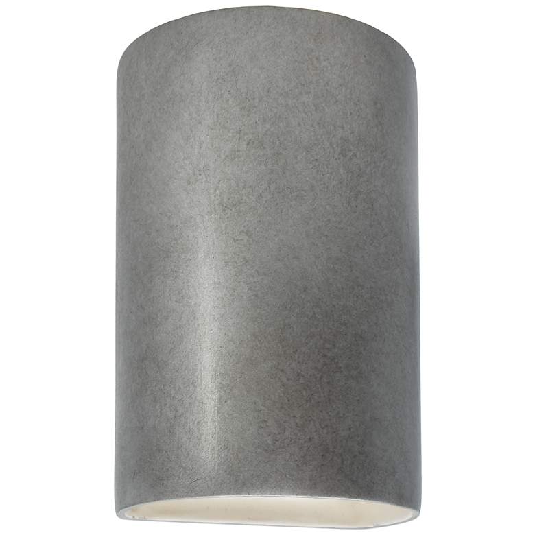 Ambiance Small Cylinder - Open Wall Sconce - Antique Silver - Incandescent