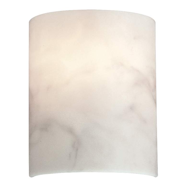 Andalucia 10" High Alabaster Dust Glass Wall Sconce