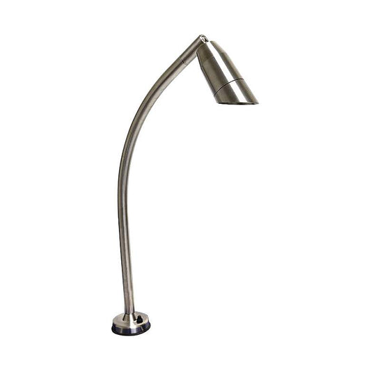 Angled Bullet 24"H Steel LED Commercial Deck BBQ Light