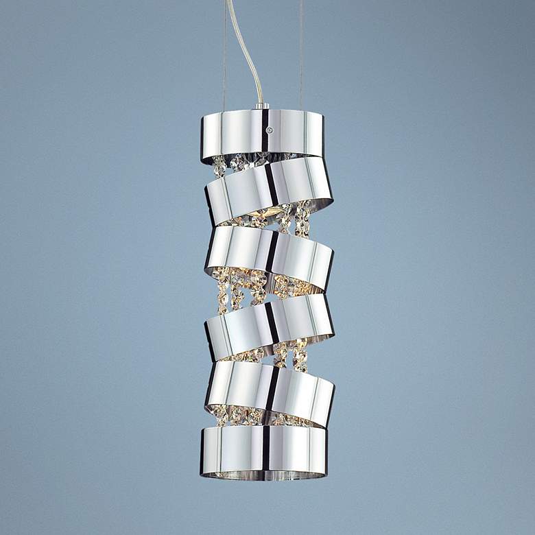 Ariella 5 1/2" Wide Chrome Mini Pendant
