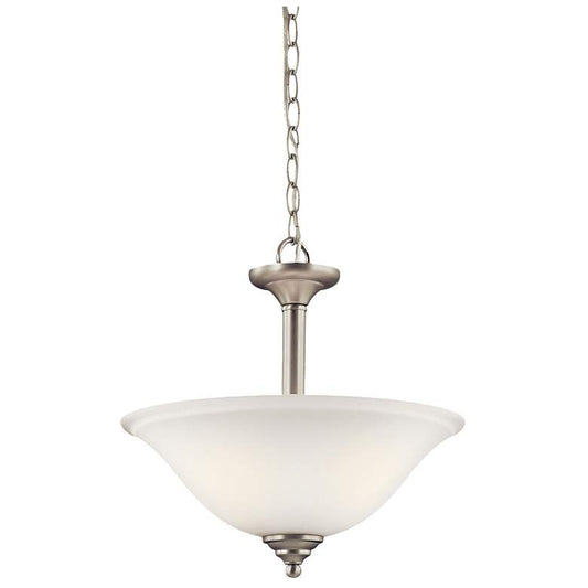 Armida Brushed Nickel Pendant/Semi Flush