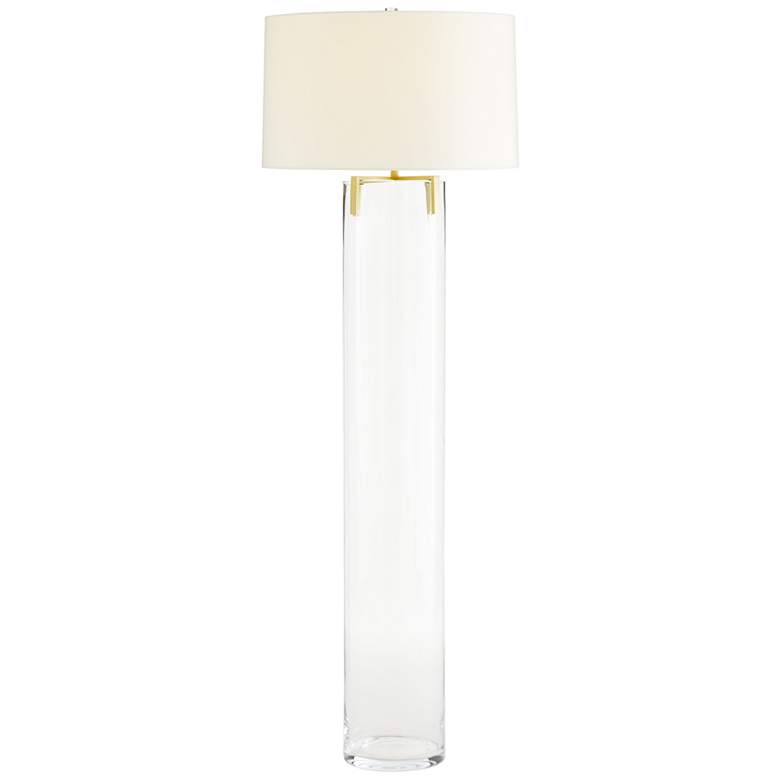 Arteriors Home Dale Clear Glass Cylinder Column Floor Lamp