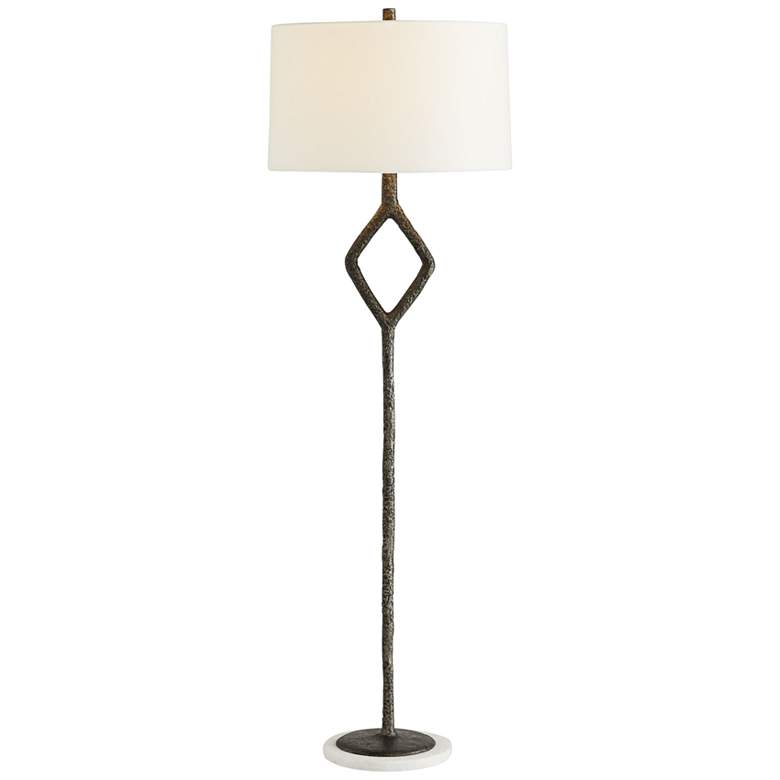 Arteriors Home Denzel Natural Iron Diamond Floor Lamp