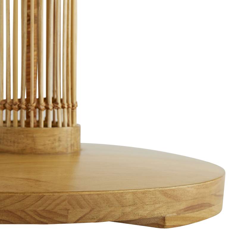 Arteriors Home Panama Natural Rattan Column Floor Lamp