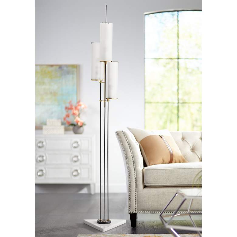 Arteriors Home Stefan Black 3-Light Tree Floor Lamp