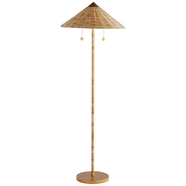 Arteriors Home Terrace Natural Rattan Floor Lamp