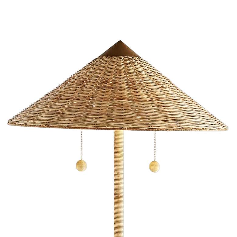 Arteriors Home Terrace Natural Rattan Floor Lamp