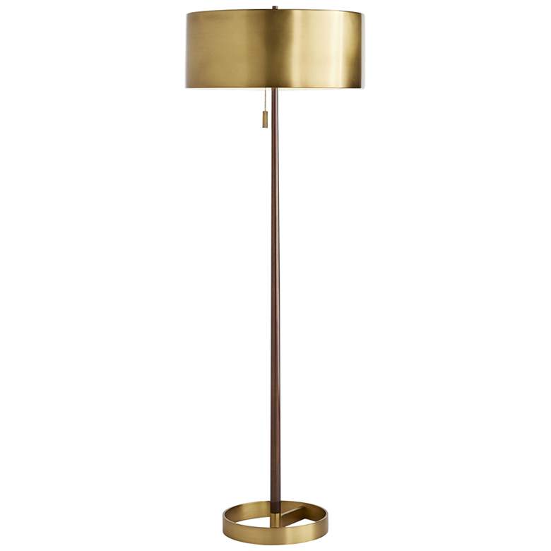 Arteriors Home Violetta Antique Brass Floor Lamp