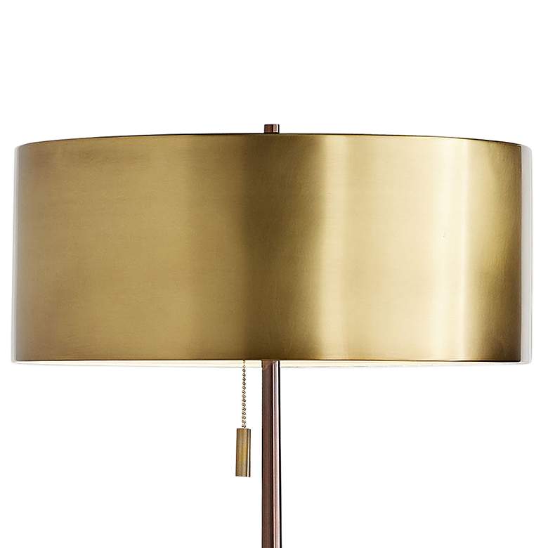 Arteriors Home Violetta Antique Brass Floor Lamp