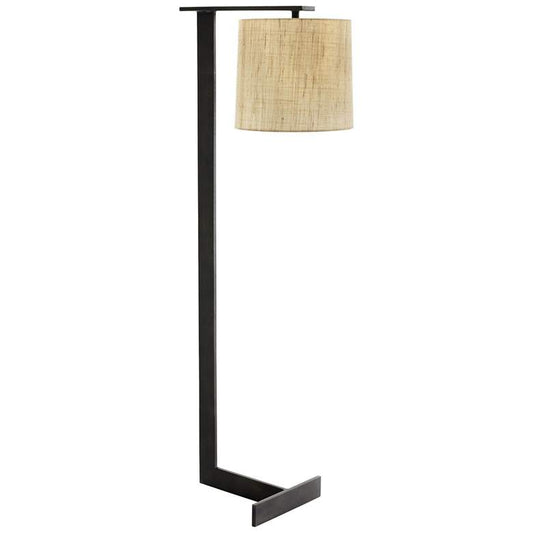 Arteriors- Livingston Floor Lamp- 66" Blackened Iron