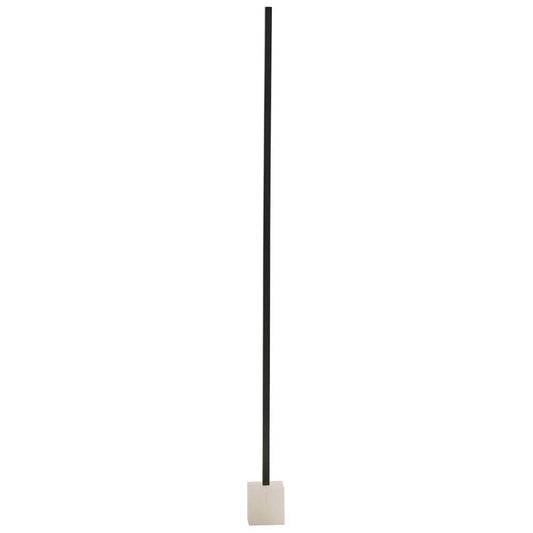 Arteriors- Midland Floor Lamp- 72" English Bronze, White Alabaster