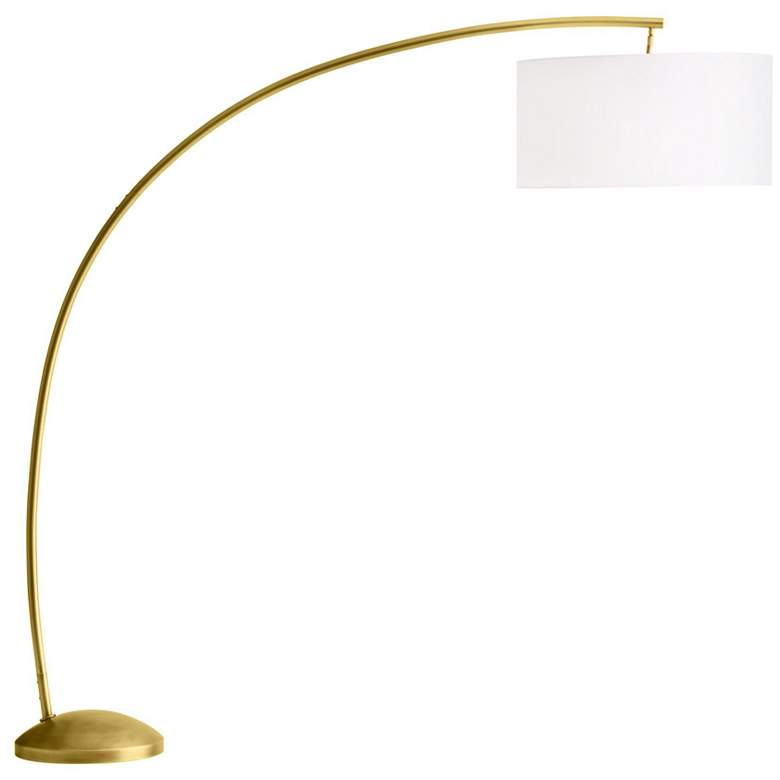 Arteriors- Naples Floor Lamp- 90" Antique Brass